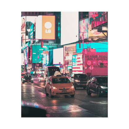 Taxi in Times Square (Poster)