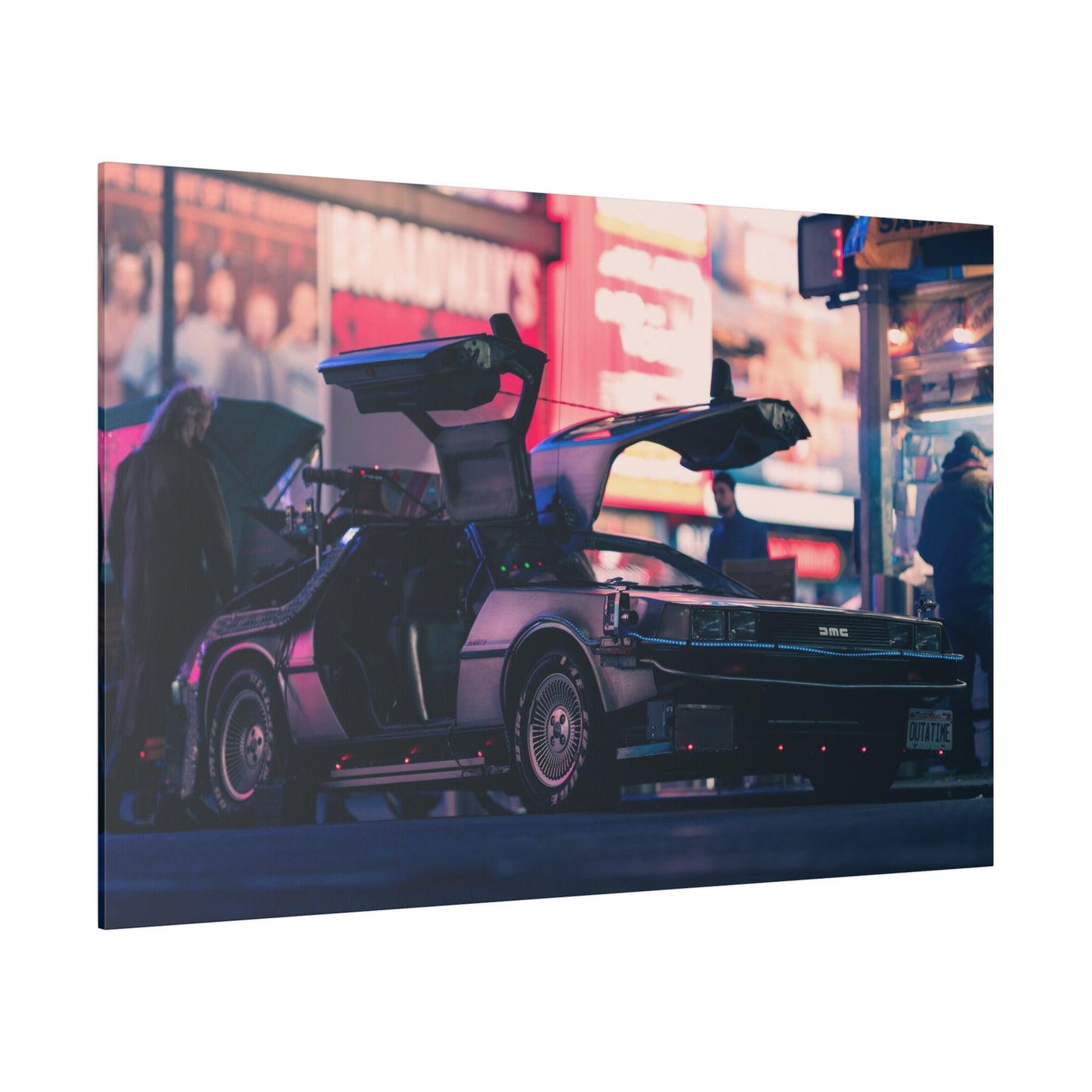 DeLorean in Times Square