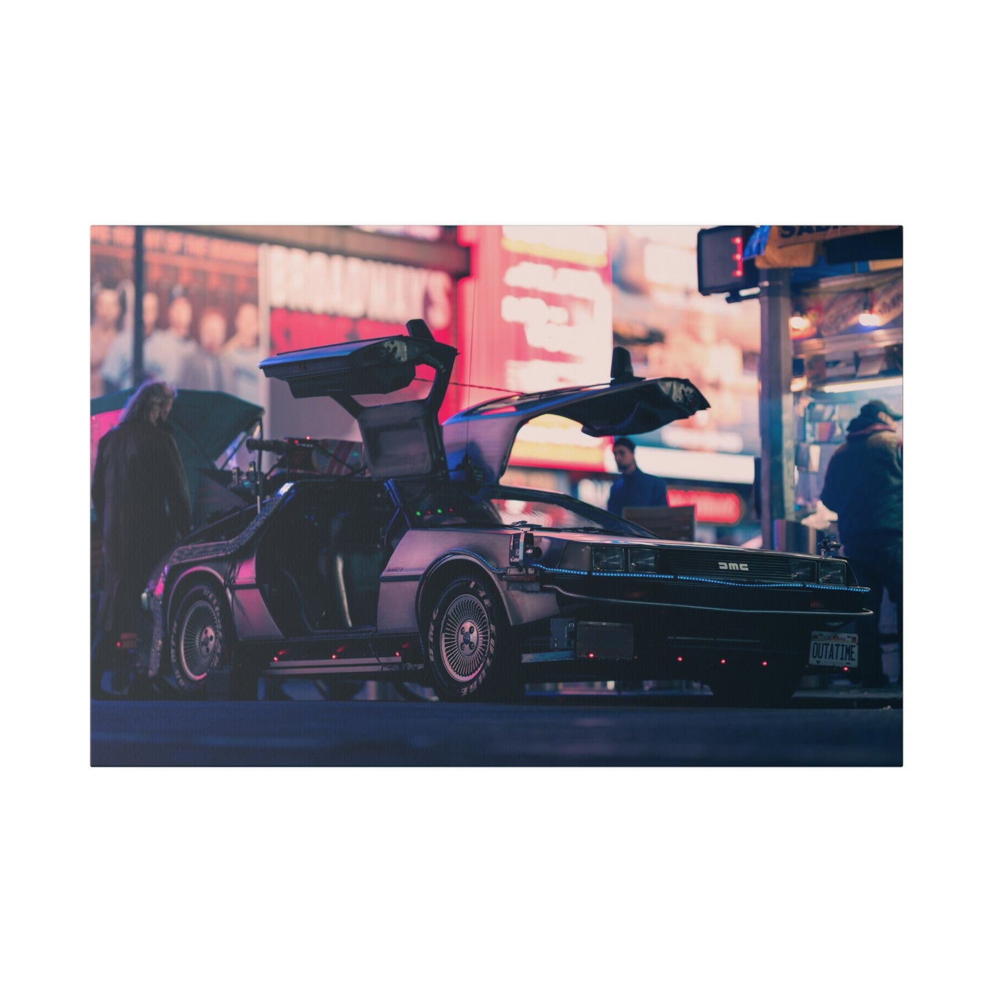 DeLorean in Times Square