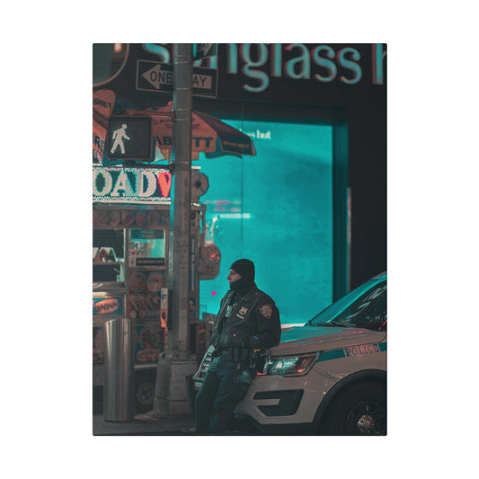 Cop In Times Square