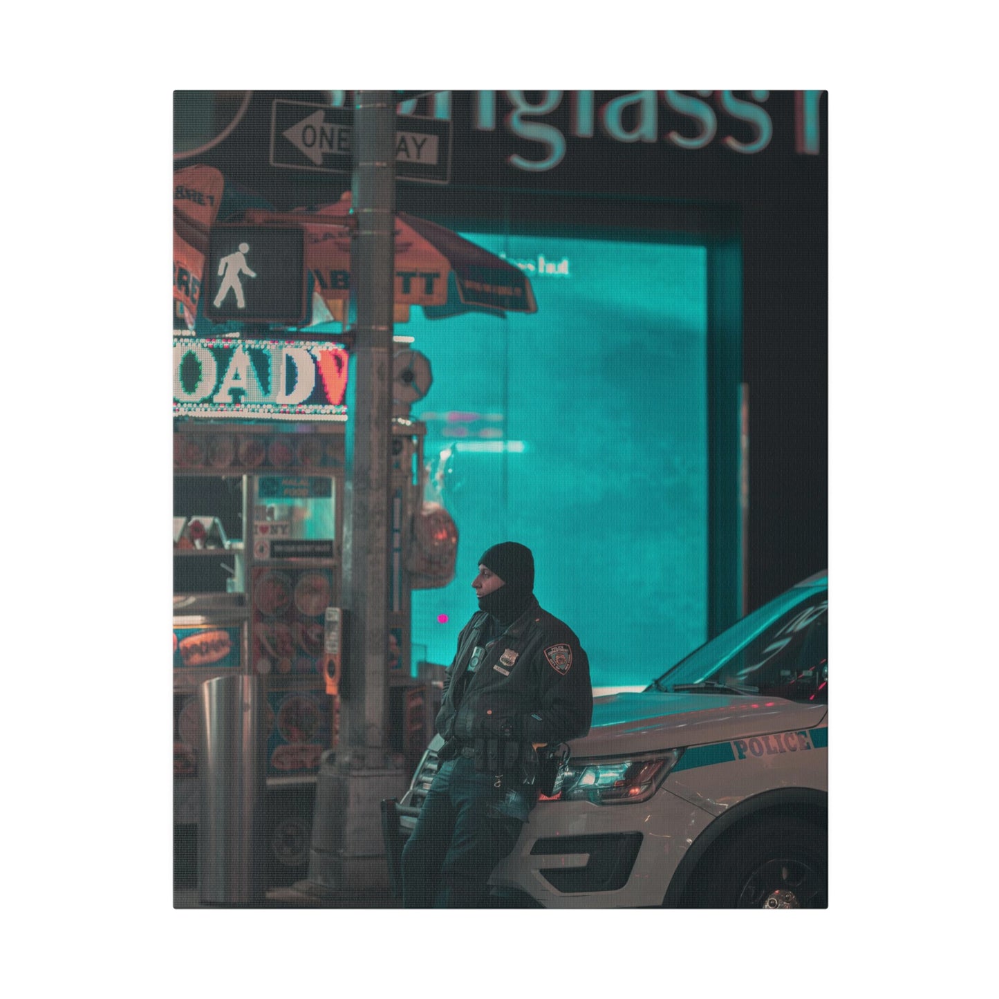 Cop In Times Square