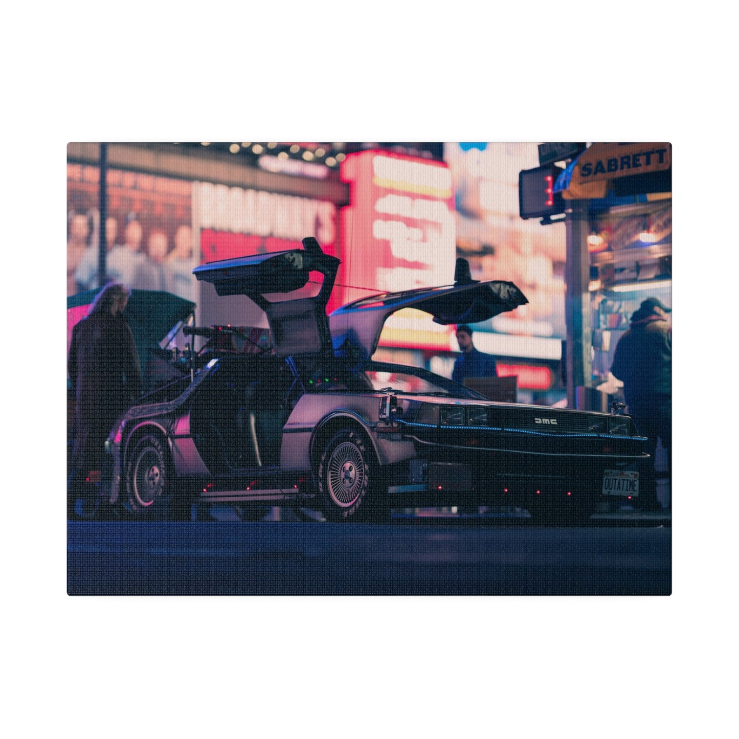 DeLorean in Times Square