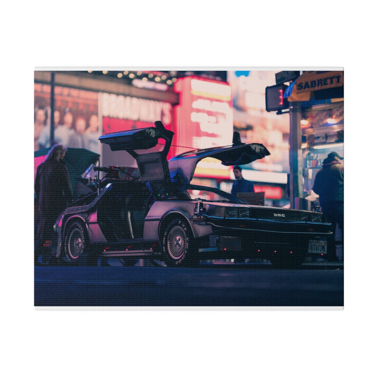 DeLorean in Times Square