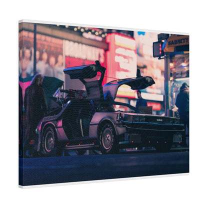 DeLorean in Times Square