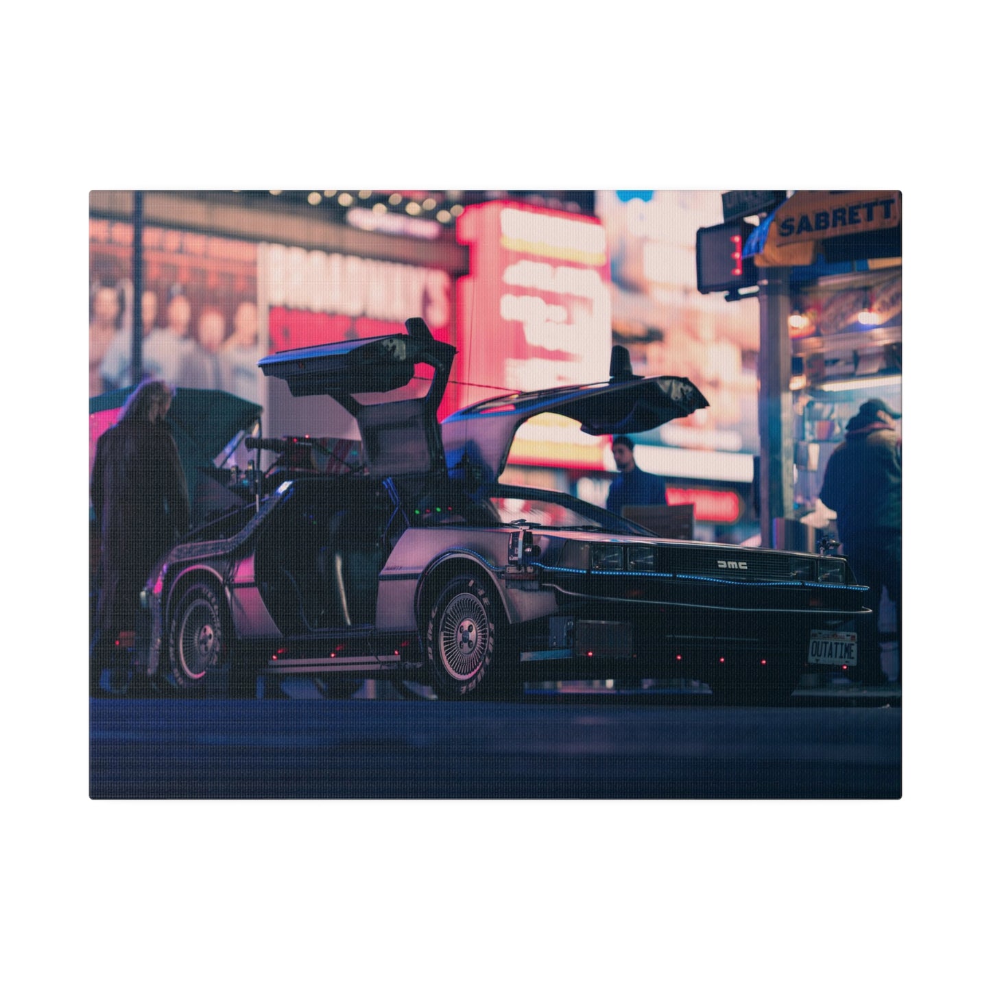 DeLorean in Times Square