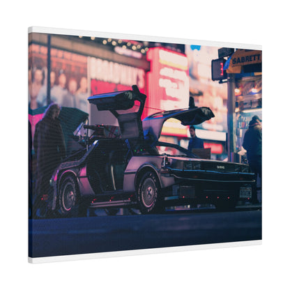 DeLorean in Times Square