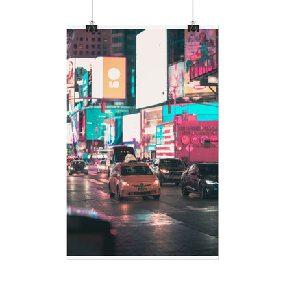 Taxi in Times Square (Poster)