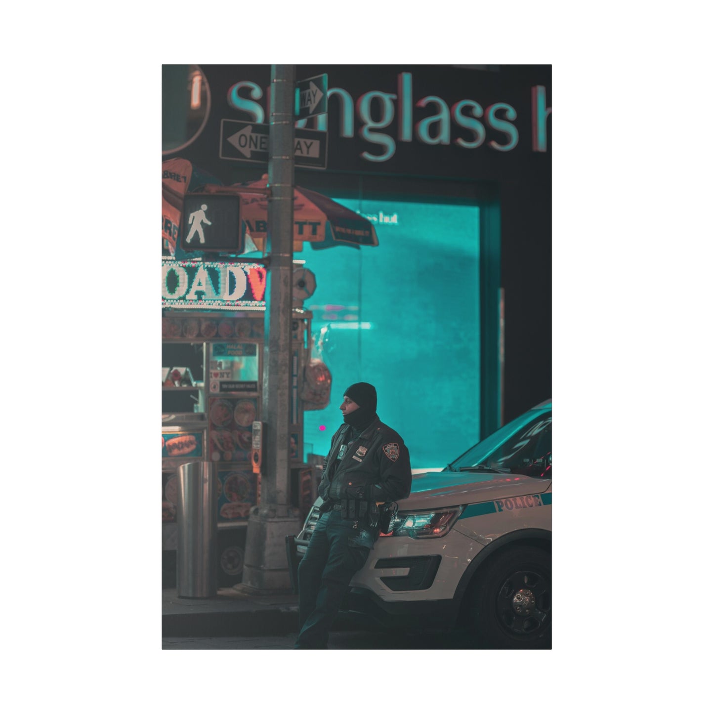 Cop In Times Square