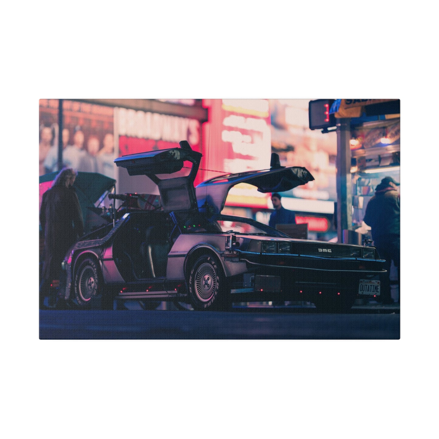 DeLorean in Times Square