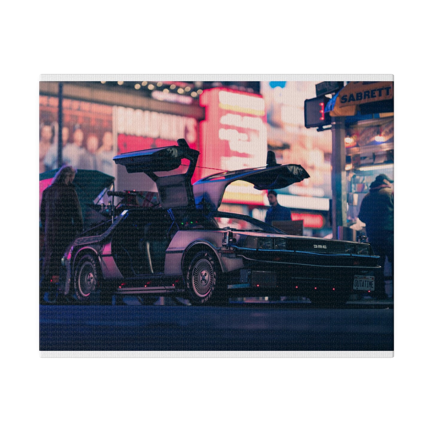 DeLorean in Times Square