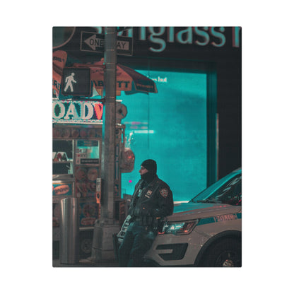 Cop In Times Square