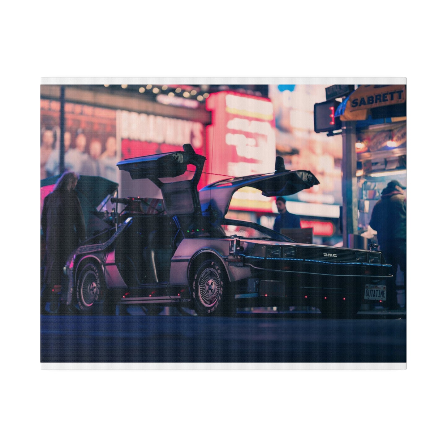 DeLorean in Times Square