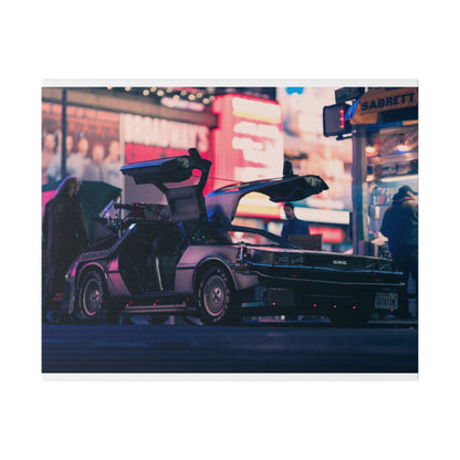 DeLorean in Times Square