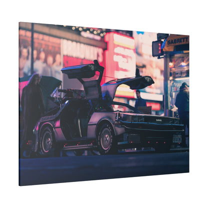 DeLorean in Times Square