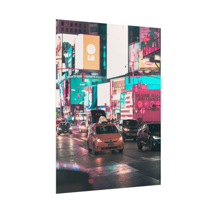 Taxi in Times Square (Poster)