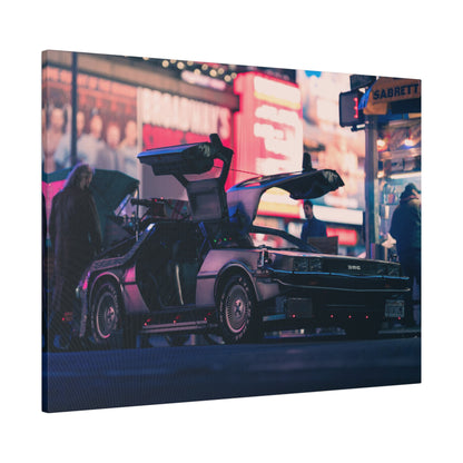 DeLorean in Times Square