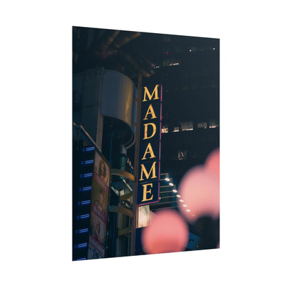 Madame on Broadway (Poster)