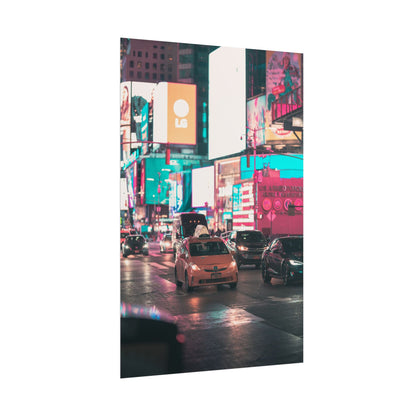 Taxi in Times Square (Poster)